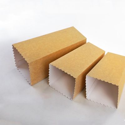Pudełko na popcorn z biodegradowalnych naczyń jednorazowych z otwartym wierzchem CMYK Nuggets