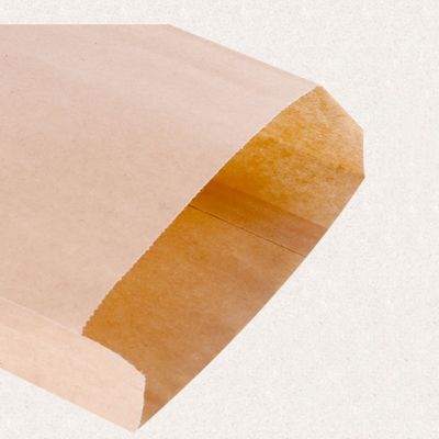 Ekologiczna torba papierowa na żywność typu fast food o gramaturze od 40 do 150 g/m², z nadrukiem CMYK, odporna na tłuszcz