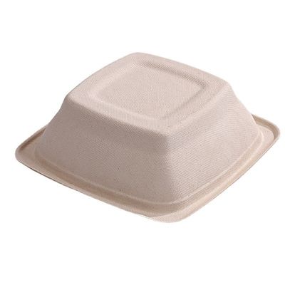 16 24 32 oz Biodegradowalna trzcina cukrowa Bagasse Pudełka pojemniki do sałatek owocowych Pudełka z okładką