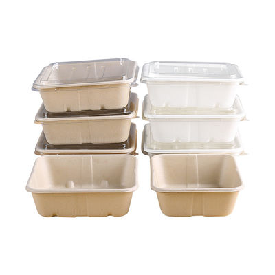 450 ml 550 ml Naturalny Ekologicznie biodegradowalny bagażnik pościelowy sałatka fast food pojemniki do jedzenia