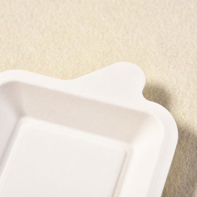 Mini tacka na deser z pulpy trzcinowej, biodegradowalna, 7g, na imprezę