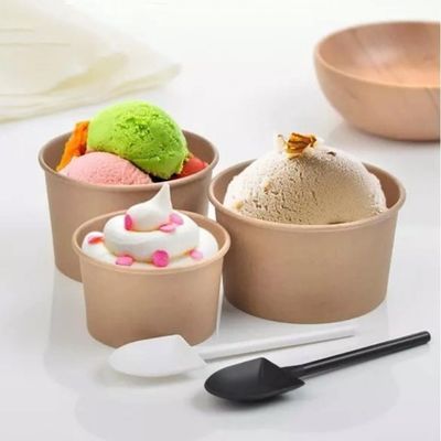 4 oz do 32 oz Jogurt biodegradowalny jednorazowy pojemnik na stolik