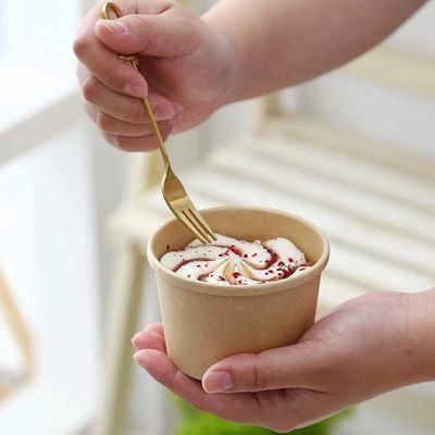 4 oz do 32 oz Jogurt biodegradowalny jednorazowy pojemnik na stolik