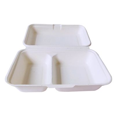 600 ml 1000 ml naczynia do obiadu kompostowalne naczynia stołowe na imprezy bagaż pulp lunch Bento Box